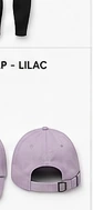 FOCUS Women's Cap Lilac — back