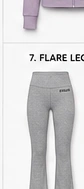 FOCUS Women's Flare Leggings Grey — front