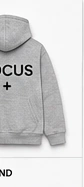 FOCUS Kids Zip Hoodie Black — back