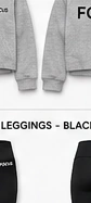 FOCUS Women's Leggings Black — front