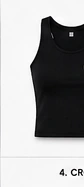 FOCUS Women's Performance Tank Black — back